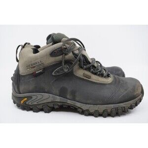 MERRELL THERMO 6 Men's Sz 10 200g Insulated Black Brown Waterproof Hiking Boots